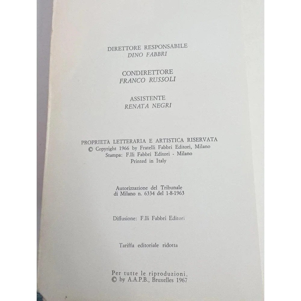 I Maestri Del Colore James Ensor Art Book ITALIAN Edition‎ Vintage 1966